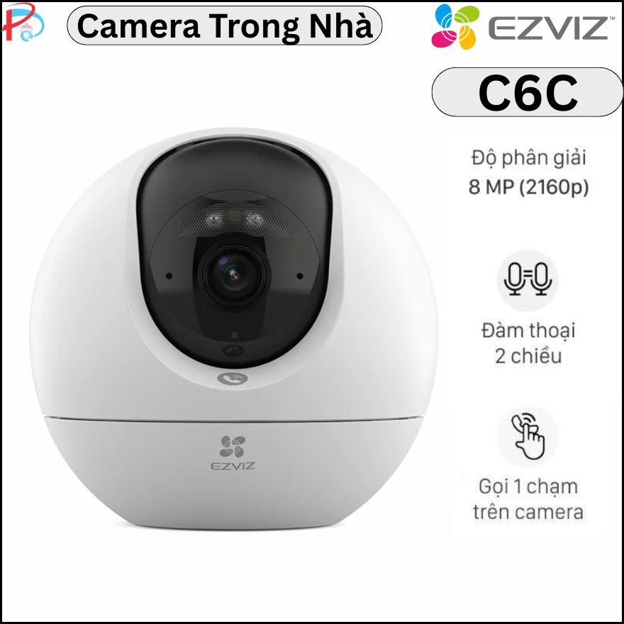 Camera IP 360 Độ 8MP Ezviz C6C băng tần kép