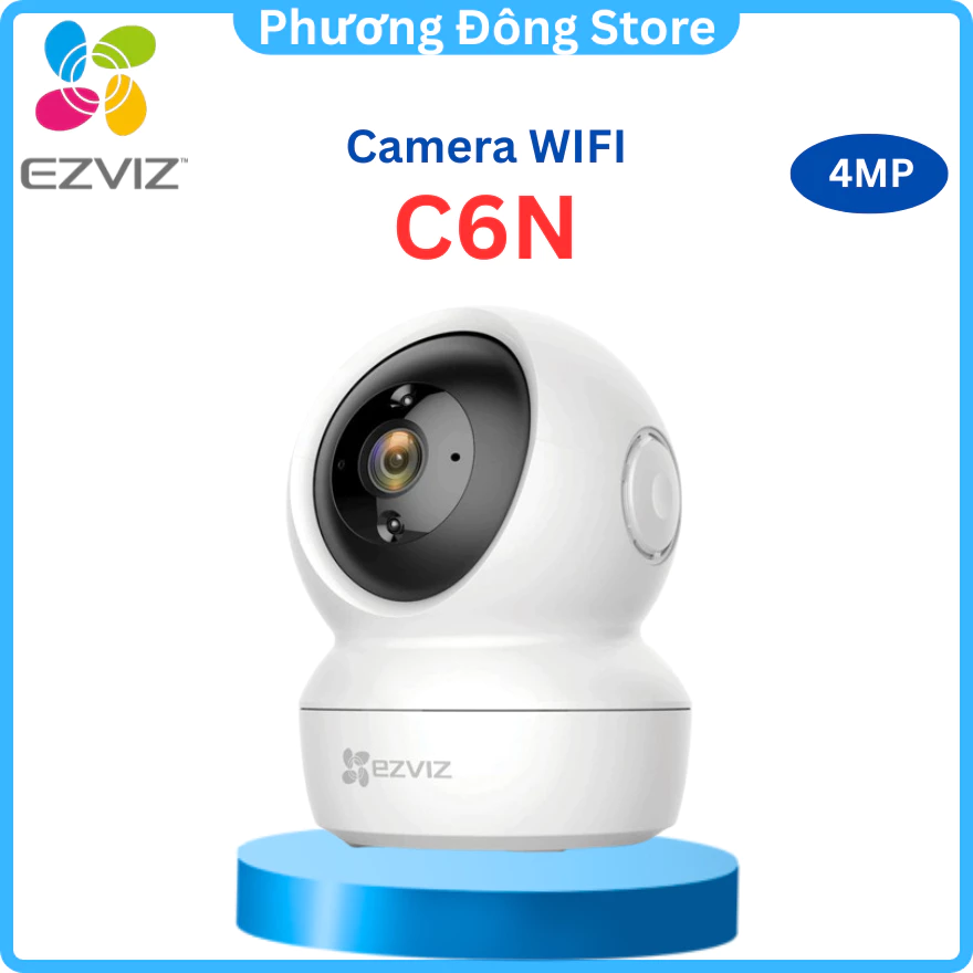 Camera Wifi Trong Nhà EZVIZ C6N 4M 2K Quay Quét 355 độ - Đàm thoại 2 chiều