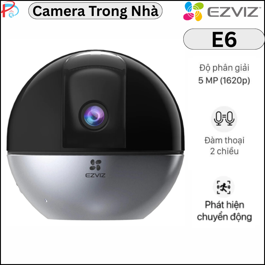 Camera WiFi quay quét thông minh EZVIZ E6 3K (5MP)