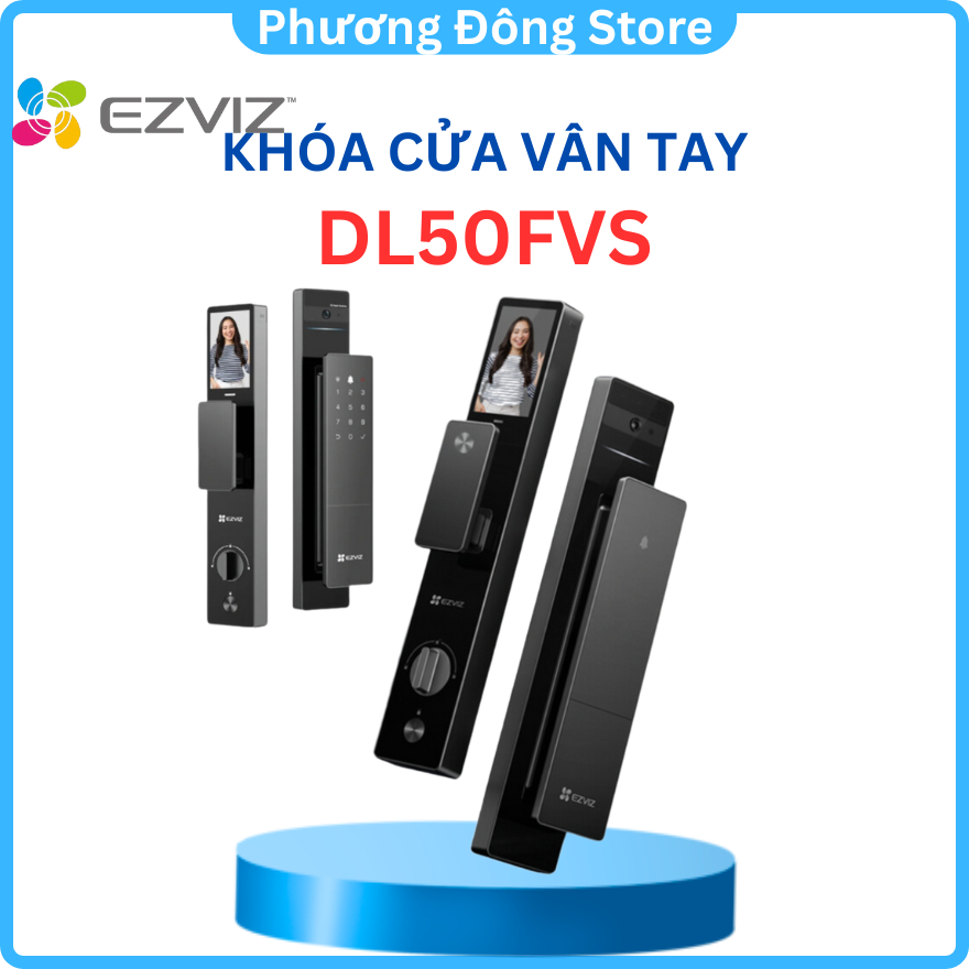 Khóa cửa thông minh nhận diện khuôn mặt EZVIZ DL50FVS ( BAO CÔNG LẮP ĐẶC KHU VỰC HCM )