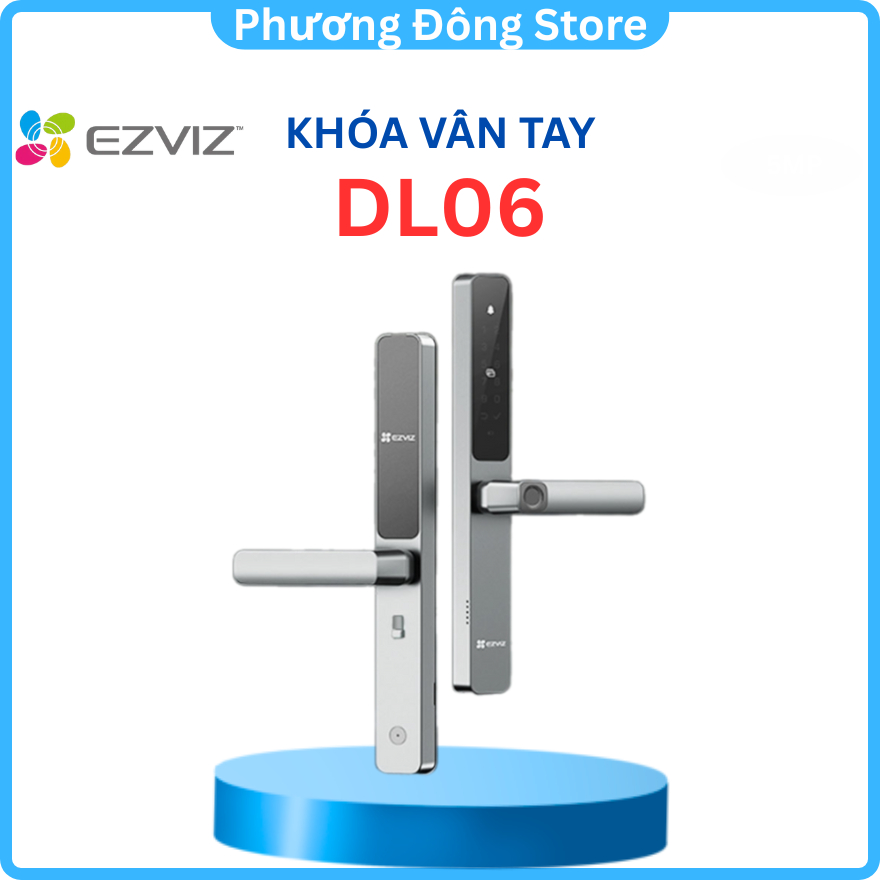 Khóa Cửa Vân Tay Thông Minh EZVIZ DL06, Dùng Cho Cửa Nhôm ( BAO CÔNG LẮP ĐẶC KHU VỰC HCM )
