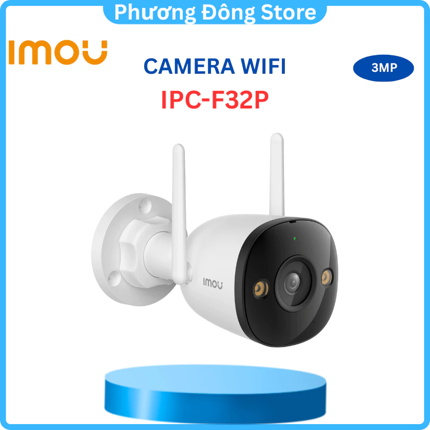 Camera Wifi Ngoài Trời imou F32P 3M 2K, Tích Hợp Mic