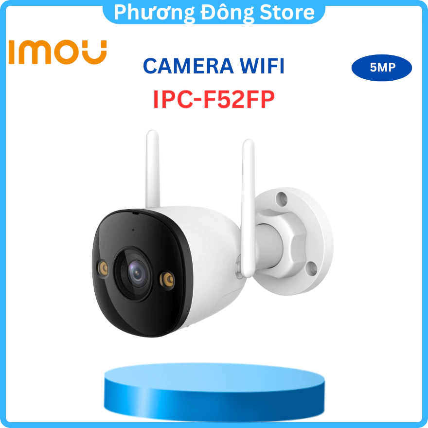 Camera Wifi Ngoài Trời imou F52FP 5M 3K, Có Màu Ban Đêm