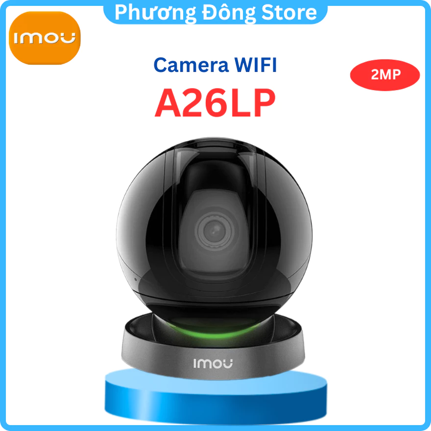 Camera Wifi Trong Nhà Imou Rex A26LP FHD Xoay 360 độ, đèn còi báo động