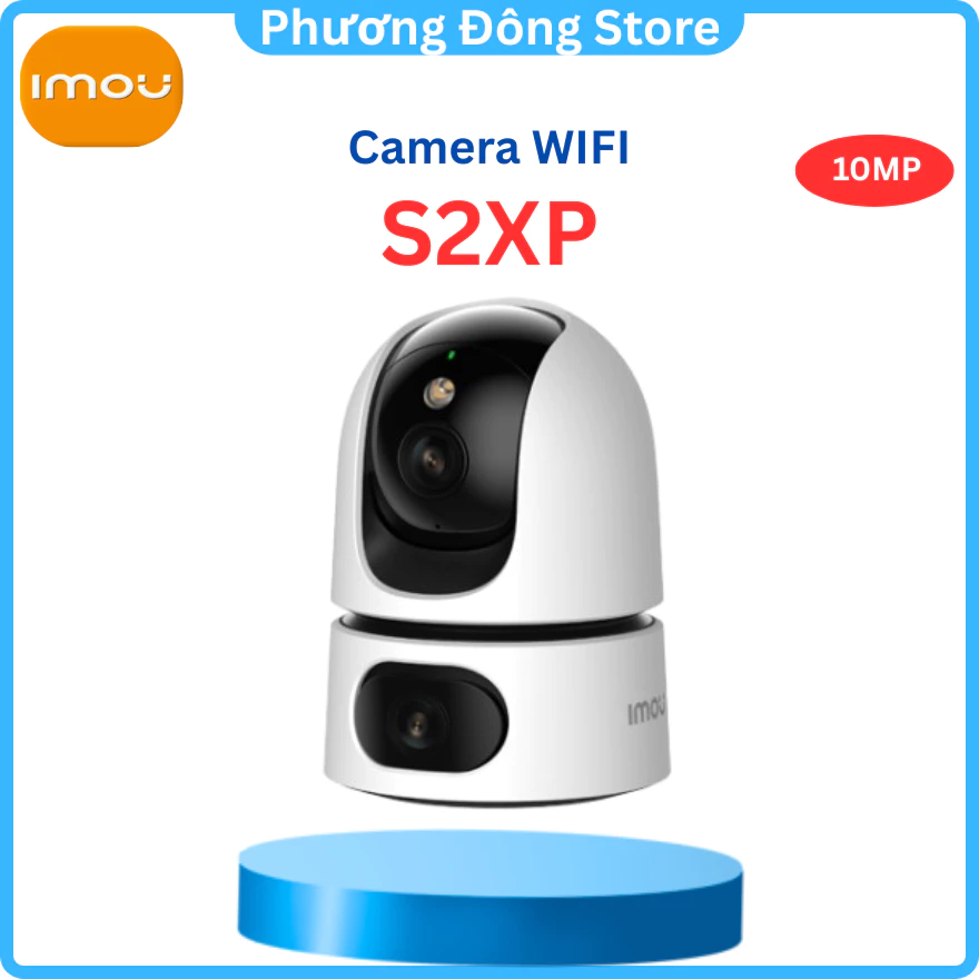Camera WIFI 2 Mắt Trong Nhà IMOU Ranger Dual S2XP 10M 3K Quay quét 360 độ