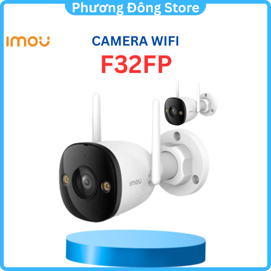Camera Wifi Ngoài Trời imou F32FP 3M 2K, Có Màu Ban Đêm