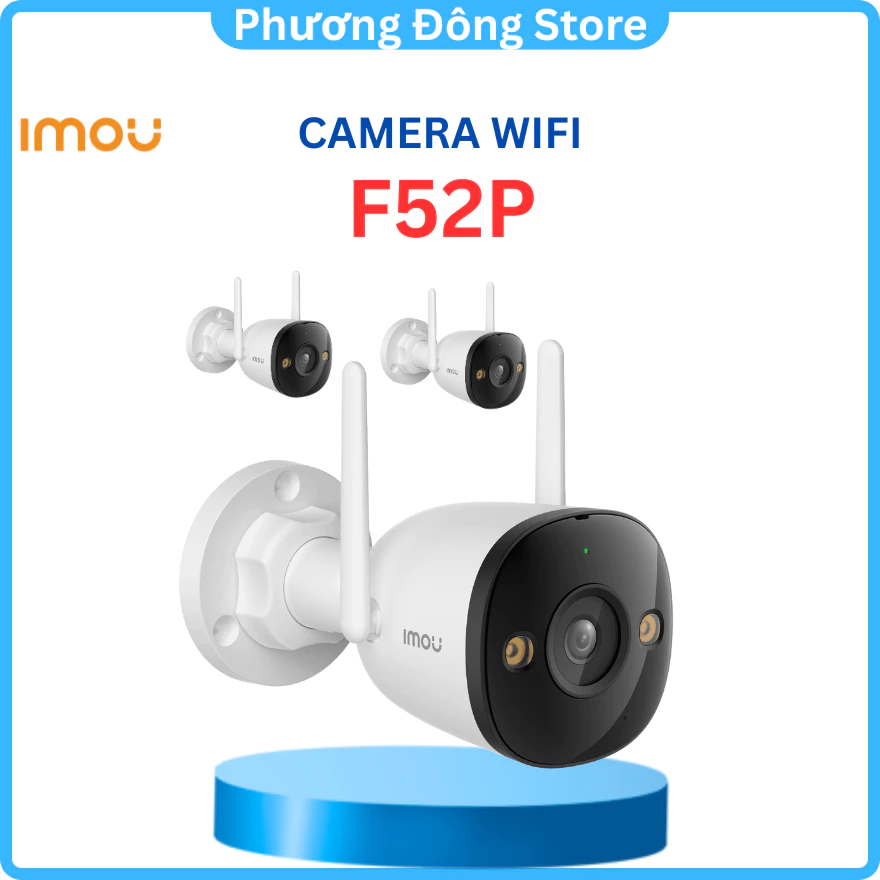 Camera Wifi Ngoài Trời imou F52P 5M 3K, Tích Hợp Mic