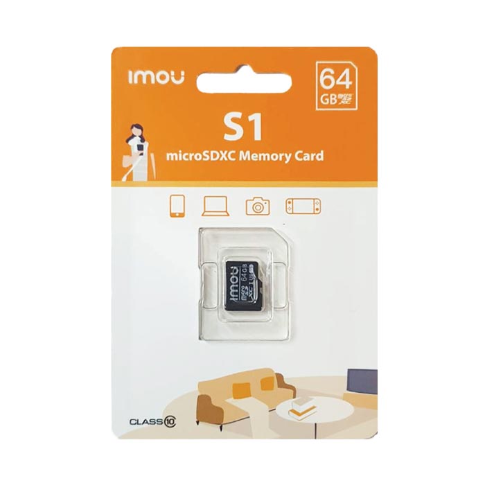 Thẻ Nhớ Micro Sd Imou 64gb Micro Sd Class 10, Thẻ Nhớ Camera, Thẻ Nhớ Điện Thoại - Hàng Chính Hãng