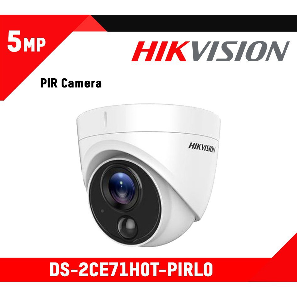 CAMERA HD-TVI HIKVISION 5MP DS-2CE71H0T-PIRLO - VỎ SẮT, CHỐNG BÁO ĐỘNG GIẢ - HÀNG CHÍNH HÃNG