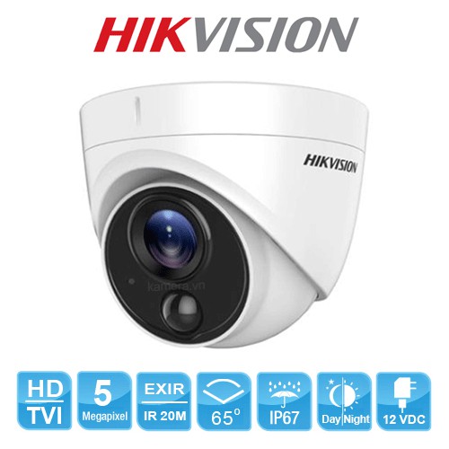 CAMERA HD-TVI HIKVISION 5MP DS-2CE71H0T-PIRLPO - CHỐNG BÁO ĐỘNG GIẢ - HÀNG CHÍNH HÃNG