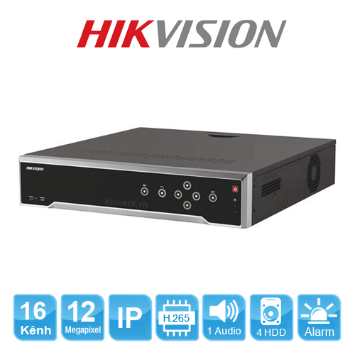 ĐẦU GHI CAMERA IP 16 KÊNH HIKVISION DS-7616NI-I4 ULTRA HD 4K 12MP, 4 HDD SATA - HÀNG CHÍNH HÃNG