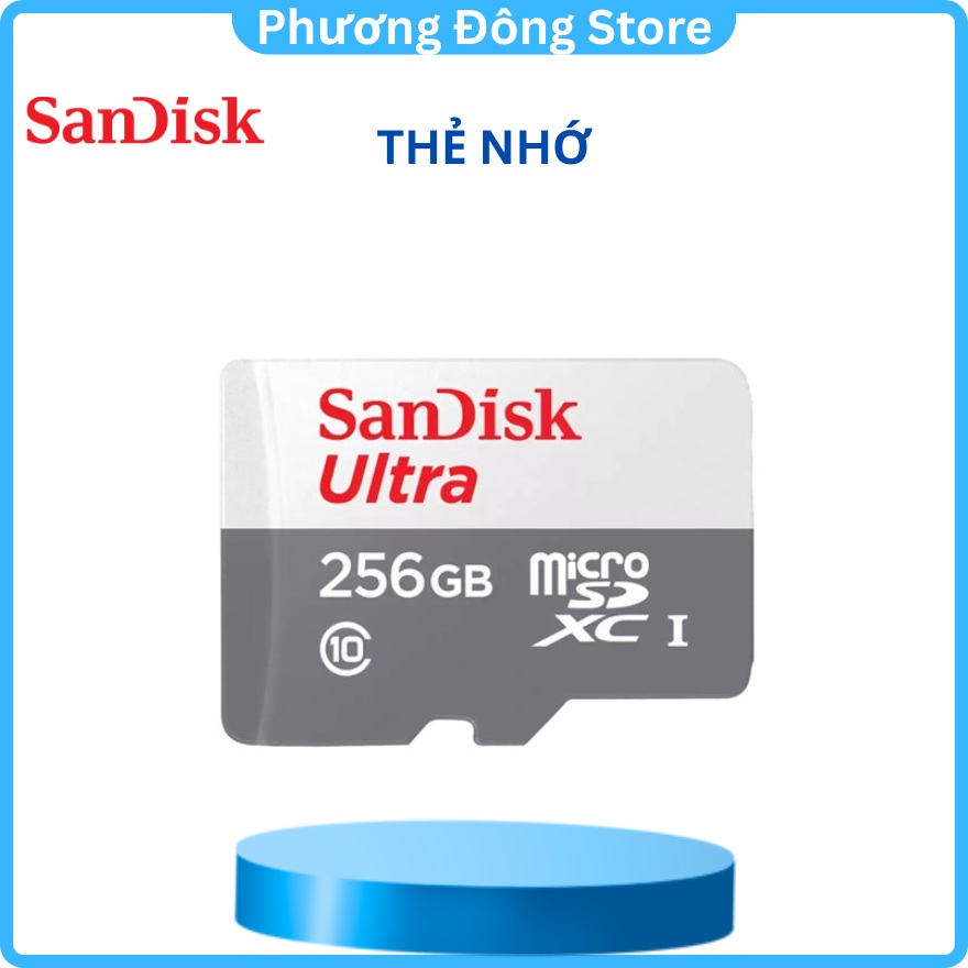 Thẻ Nhớ MicroSD SanDisk 256Gb Ultra SDSQUA4-256G-GN6MN