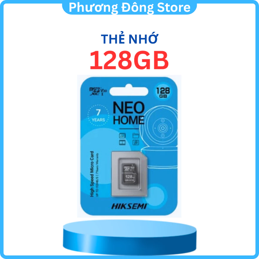 Thẻ nhớ Micro SD Hikvision 128Gb tốc độ đọc lên 92MB/s